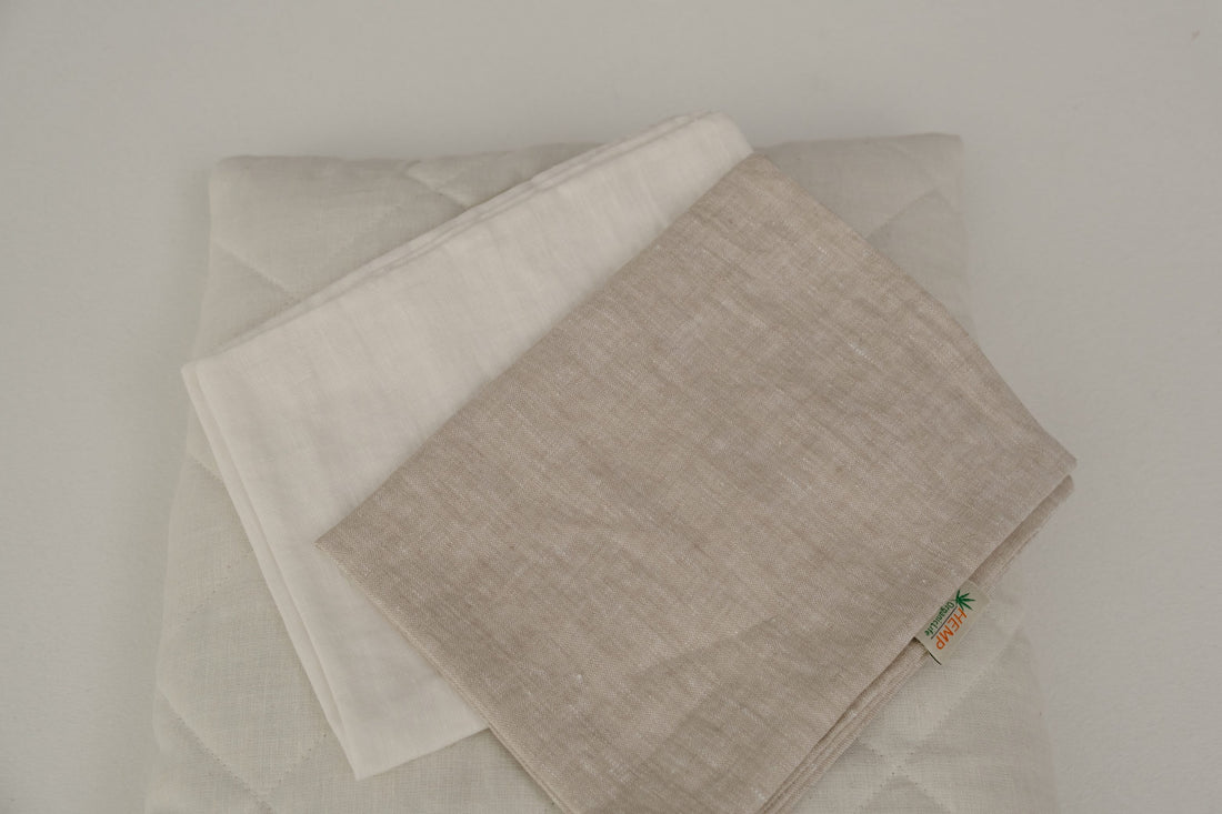 HEMP Pillow for a newborn baby filled organic HEMP FIBER in hemp fabric Hypoallergenic Bed Pillow /Eco pillow