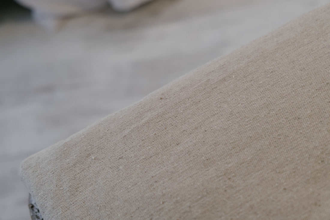 Hemp Linen seat cushion for chair with ties filled organic hemp fiber in natural non dyed linen fabric Chair Cushion Pillow seat