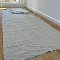 Linen Single Sleeping Bag Liner for Camping Hiking Hostel Travel non-dyed linen fabric custom made