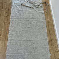 Linen Single Sleeping Bag Liner for Camping Hiking Hostel Travel non-dyed linen fabric custom made