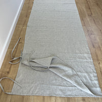 Linen Single Sleeping Bag Liner for Camping Hiking Hostel Travel non-dyed linen fabric custom made