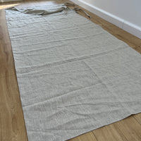 Linen Single Sleeping Bag Liner for Camping Hiking Hostel Travel non-dyed linen fabric custom made