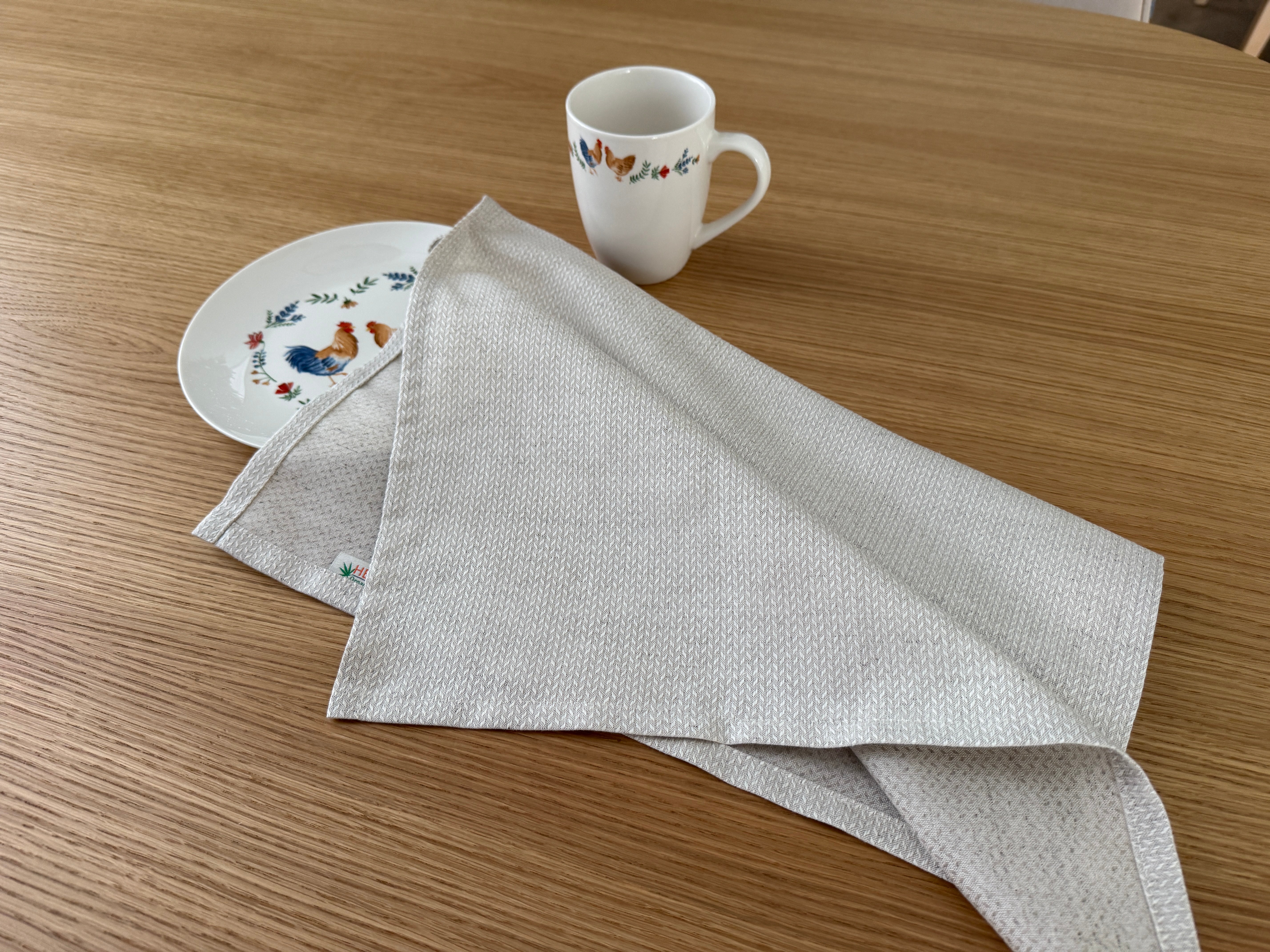 Hemp Kitchen Towel Hand Towel gift Country Side Sustainable hemp towel