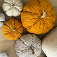 HEMP Linen Home Decor filled Natural Hemp Fiber - Hemp Textile Pumpkins - Naturally Cozy - Eco-Friendly Autumn Decor