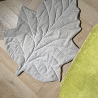 Leaf Hemp Linen Rug filled HEMP Fiber filler Linen fabric Custom size / Color Play Mat Carpet Activity Tummy time mat