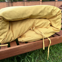 Unique Hemp Сushion for Sunbed with Natural Cotton Cover Sun Lounger Pool Pad Replacement Chair Garden Outdoor Filled organic Hemp fiber