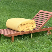 Unique Hemp Сushion for Sunbed with Natural Cotton Cover Sun Lounger Pool Pad Replacement Chair Garden Outdoor Filled organic Hemp fiber