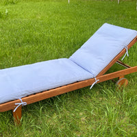 Unique Hemp Сushion for Sunbed with Natural Cotton Cover Sun Lounger Pool Pad Replacement Chair Garden Outdoor Filled organic Hemp fiber