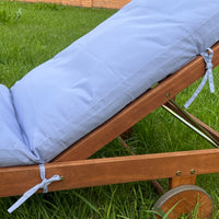 Unique Hemp Сushion for Sunbed with Natural Cotton Cover Sun Lounger Pool Pad Replacement Chair Garden Outdoor Filled organic Hemp fiber