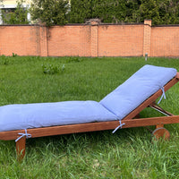 Unique Hemp Сushion for Sunbed with Natural Cotton Cover Sun Lounger Pool Pad Replacement Chair Garden Outdoor Filled organic Hemp fiber