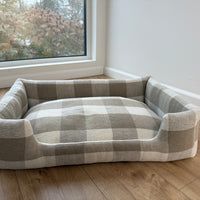 Organic HEMP pet bed in natural linen fabric filled organic HEMP Fiber - mat carpet - house for cats cots eco -friendly (Copy)