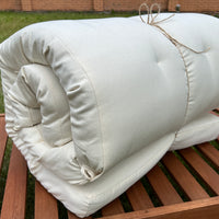 Unique Hemp Сushion for Sunbed with Natural Cotton Cover Sun Lounger Pool Pad Replacement Chair Garden Outdoor Filled organic Hemp fiber