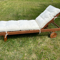 Unique Hemp Сushion for Sunbed with Natural Cotton Cover Sun Lounger Pool Pad Replacement Chair Garden Outdoor Filled organic Hemp fiber