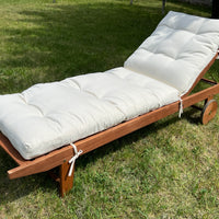 Unique Hemp Сushion for Sunbed with Natural Cotton Cover Sun Lounger Pool Pad Replacement Chair Garden Outdoor Filled organic Hemp fiber