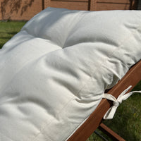 Unique Hemp Сushion for Sunbed with Natural Cotton Cover Sun Lounger Pool Pad Replacement Chair Garden Outdoor Filled organic Hemp fiber