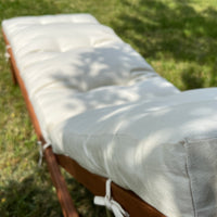 Unique Hemp Сushion for Sunbed with Natural Cotton Cover Sun Lounger Pool Pad Replacement Chair Garden Outdoor Filled organic Hemp fiber