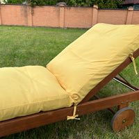 Unique Hemp Сushion for Sunbed with Natural Cotton Cover Sun Lounger Pool Pad Replacement Chair Garden Outdoor Filled organic Hemp fiber