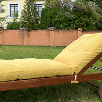 Unique Hemp Сushion for Sunbed with Natural Cotton Cover Sun Lounger Pool Pad Replacement Chair Garden Outdoor Filled organic Hemp fiber