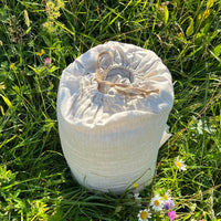 HEMP Sleeping Bag Hemp Fabric filled Organic Hemp Fiber Filler Hand Made non-dyed, unbleached eco friendly sleep bag