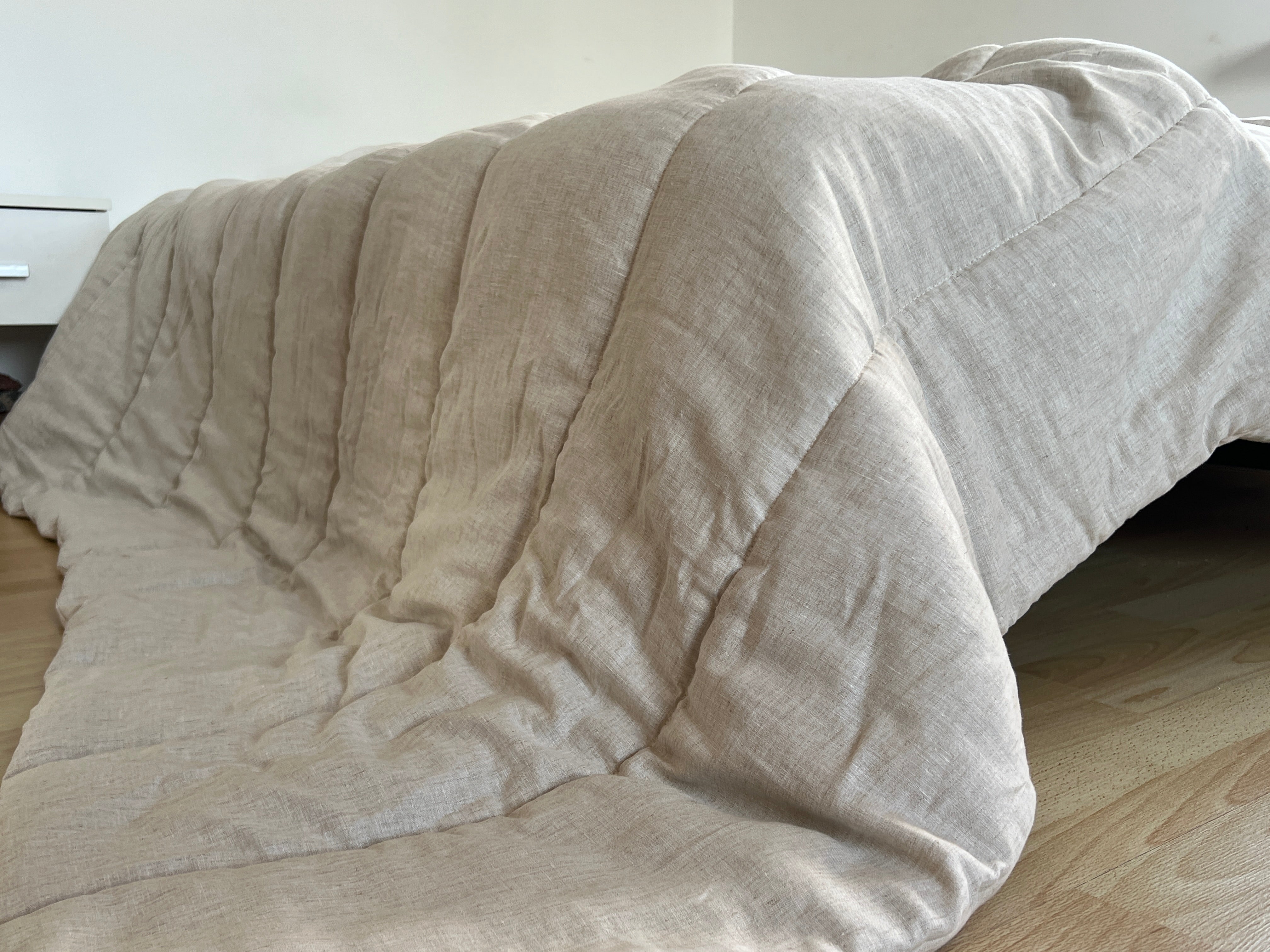 Warm Hemp Blanket HEMP duvet insert comforter HEMP natural non-dyed fabric filled organic Hemp fiber filler Custom size Twin Full Queen King