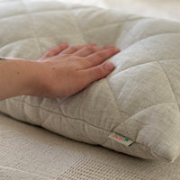 HEMP Pillow filled organic HEMP FIBER in Hemp fabric Hypoallergenic Bed Pillow Eco pillow