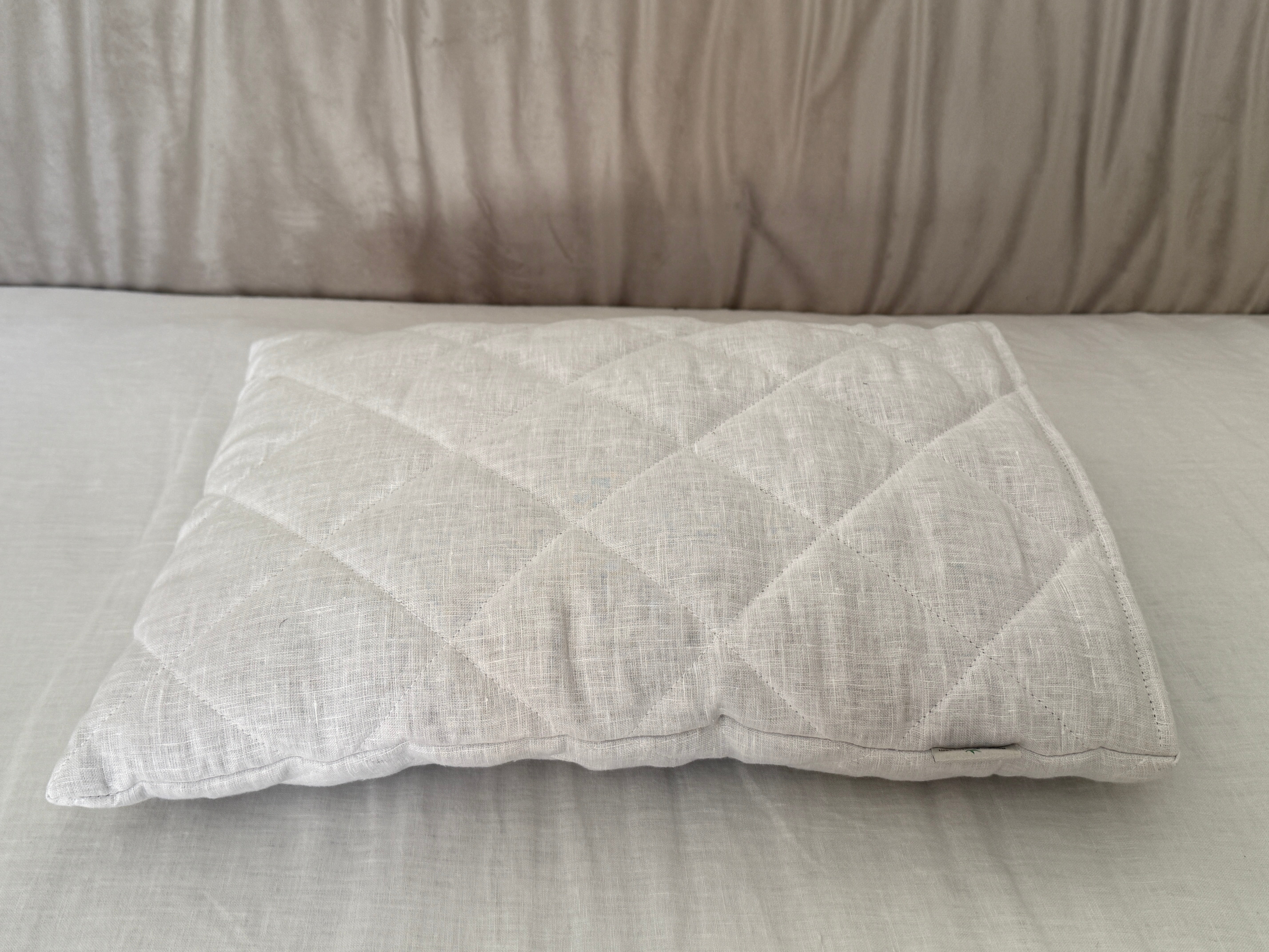 HEMP Pillow for a newborn baby filled organic HEMP FIBER in hemp fabric Hypoallergenic Bed Pillow /Eco pillow
