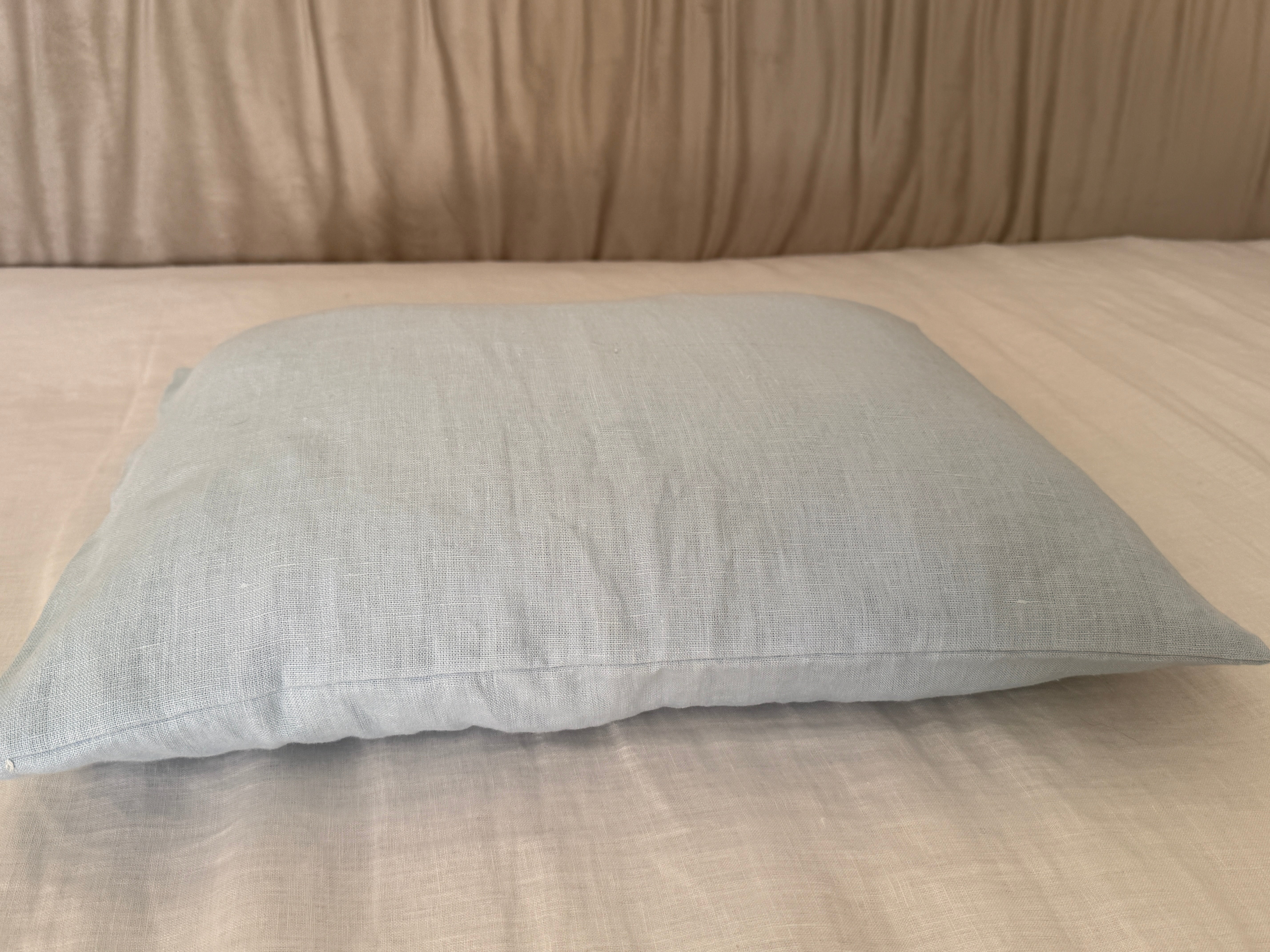 HEMP Pillow for a newborn baby filled organic HEMP FIBER in hemp fabric Hypoallergenic Bed Pillow /Eco pillow