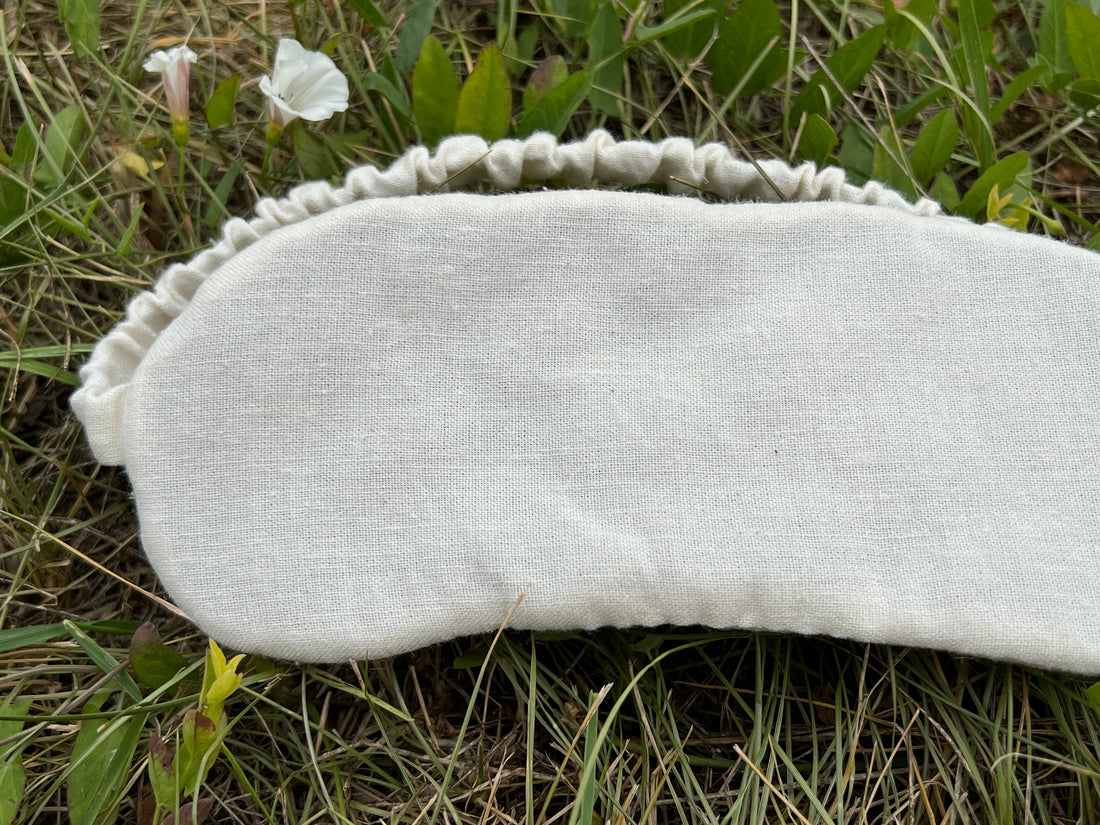 Organic Hemp Eye Mask Meditation Eye Mask Sleep Mask Natural Hemp Fiber Filling Hemp Fabric
