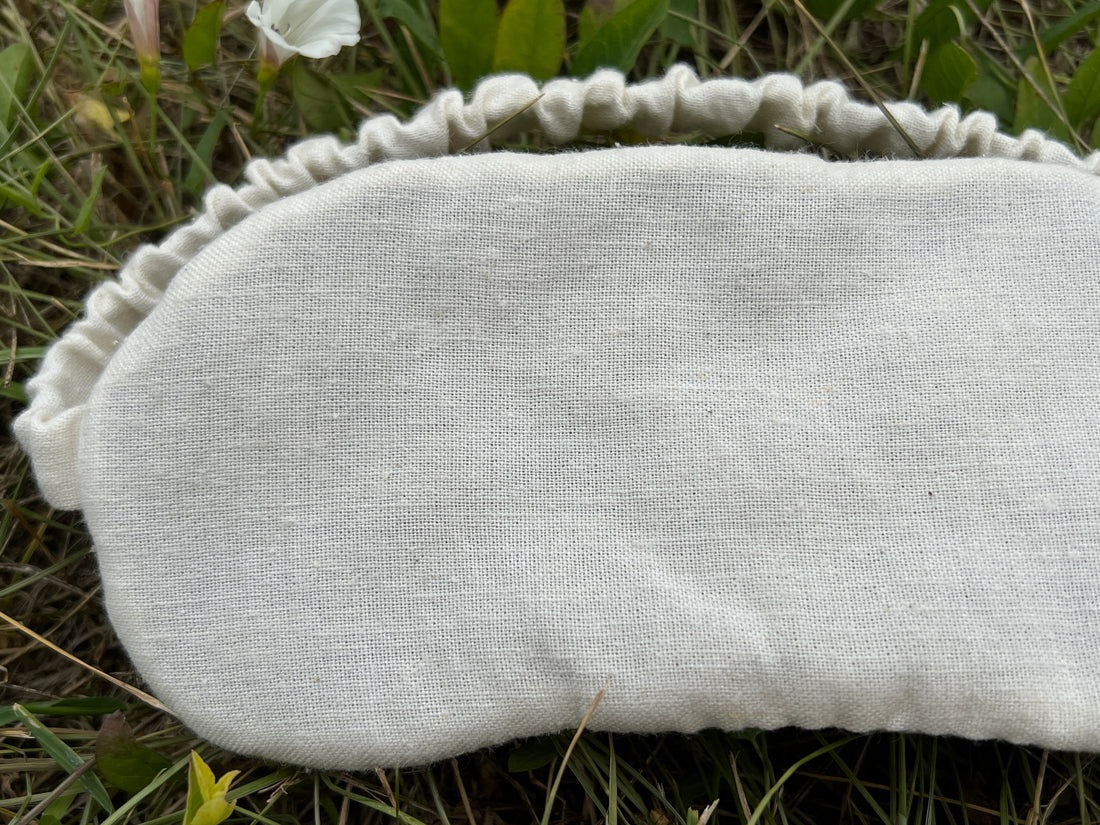 Organic Hemp Eye Mask Meditation Eye Mask Sleep Mask Natural Hemp Fiber Filling Hemp Fabric