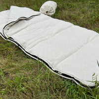 Thick HEMP Sleeping bag HEMP fabric filled organic Hemp fiber filling - Hemp sleep bag / blanket quilt, hand made