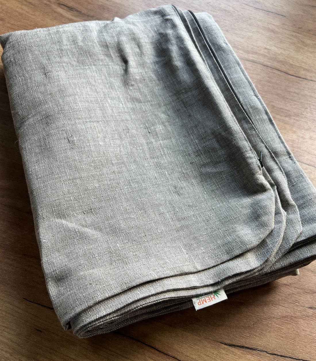 Natural Linen multi chamber cover/encasement undyed without filler buckwheat hulls
