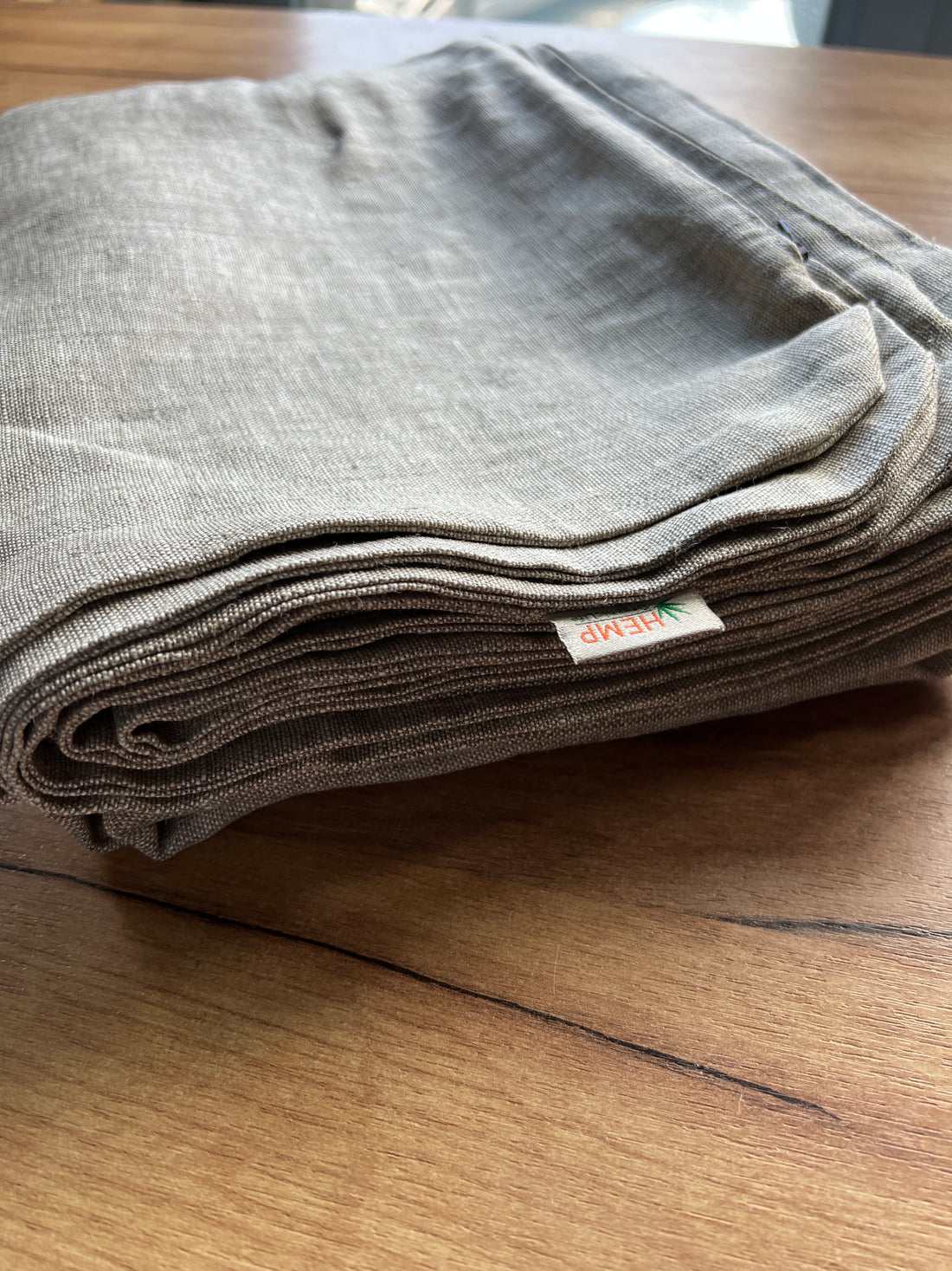 Natural Linen multi chamber cover/encasement undyed without filler buckwheat hulls