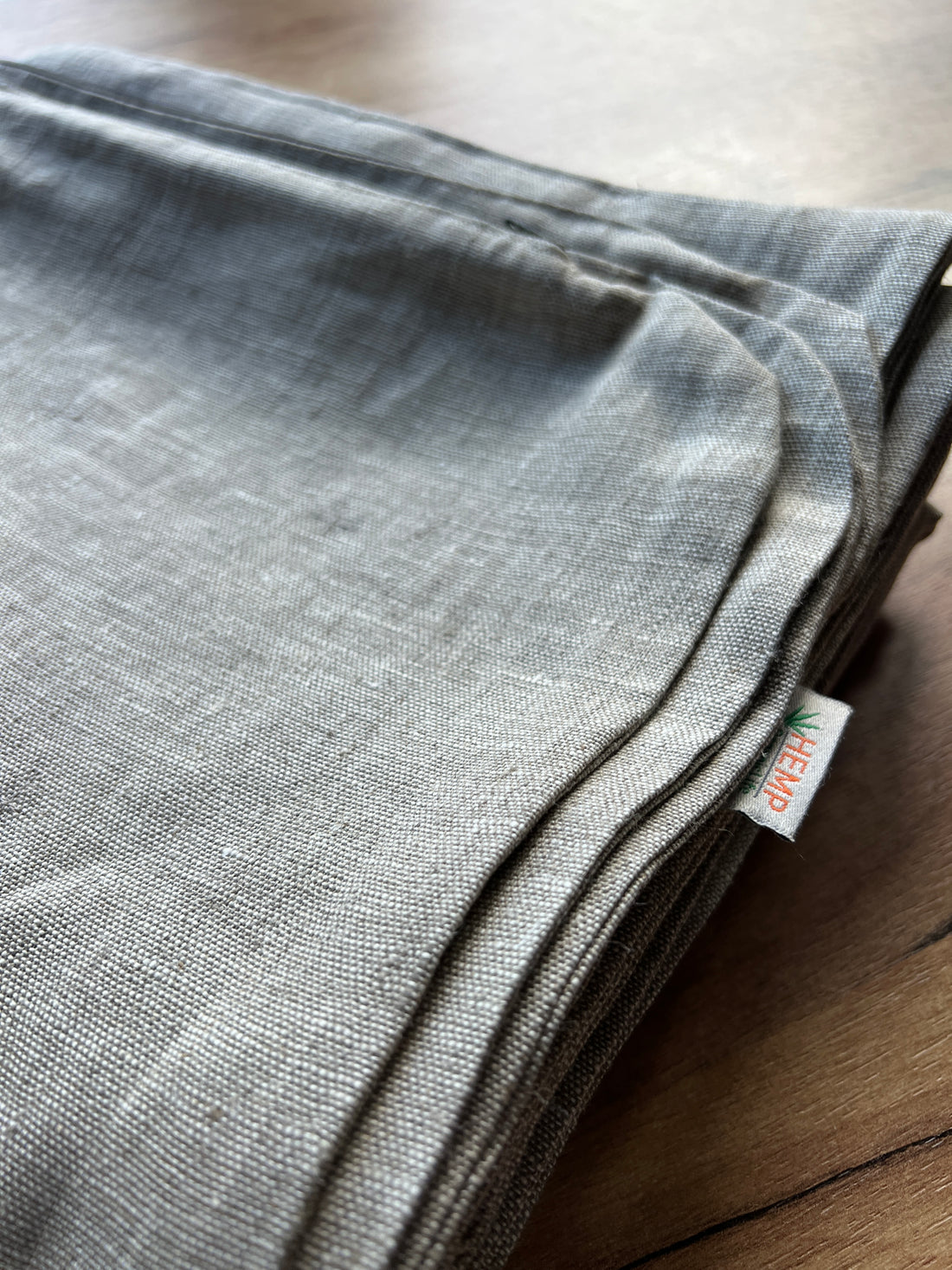 Natural Linen multi chamber cover/encasement undyed without filler buckwheat hulls