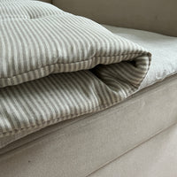 Hemp Linen Sofa Protector Cover Machine Washable Furniture Protectors Sofa & Couch Slipcovers Custom made sizes Sofa Topper for Dogs Cats