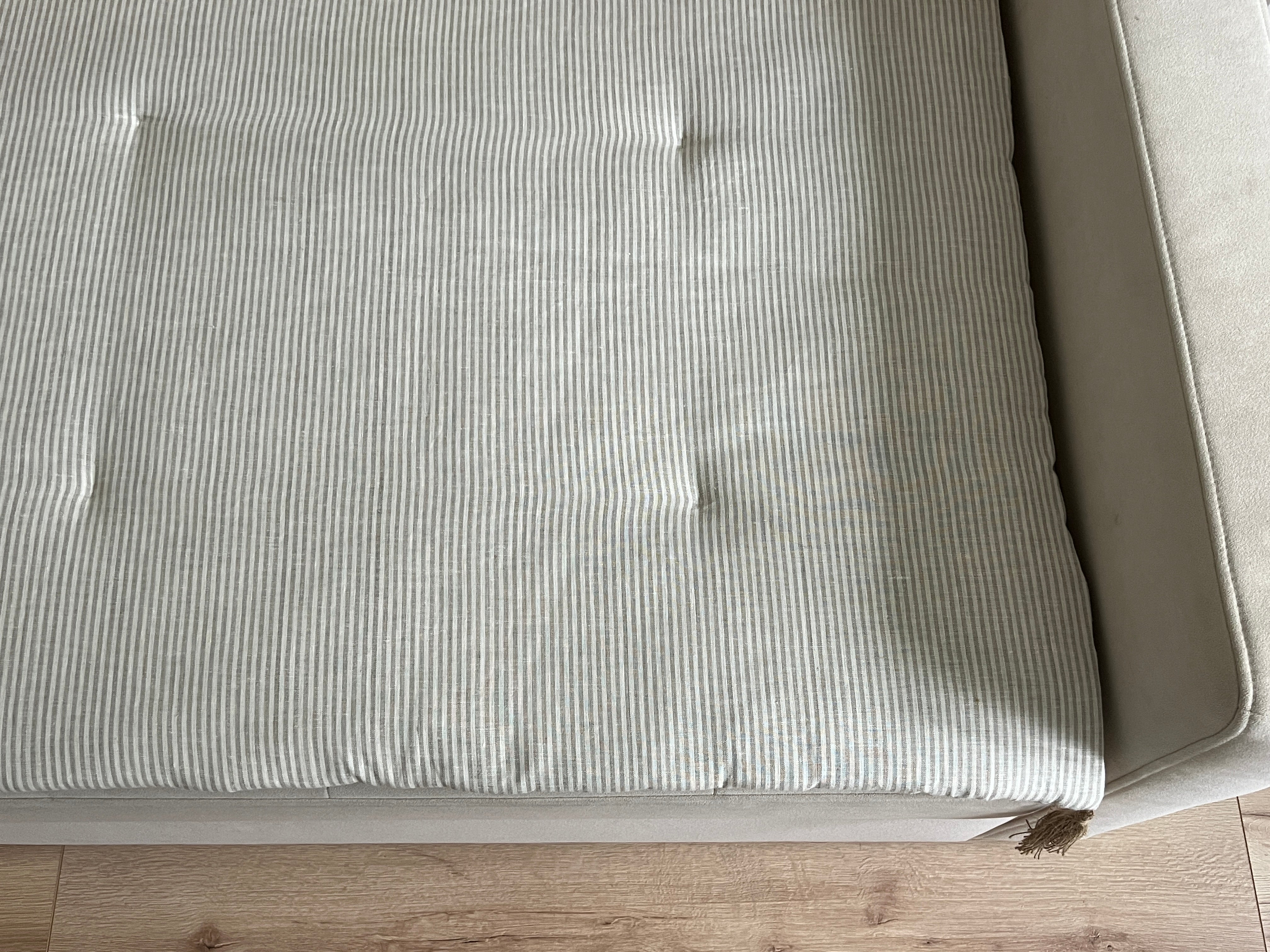 Hemp Linen Sofa Protector Cover Machine Washable Furniture Protectors Sofa & Couch Slipcovers Custom made sizes Sofa Topper for Dogs Cats
