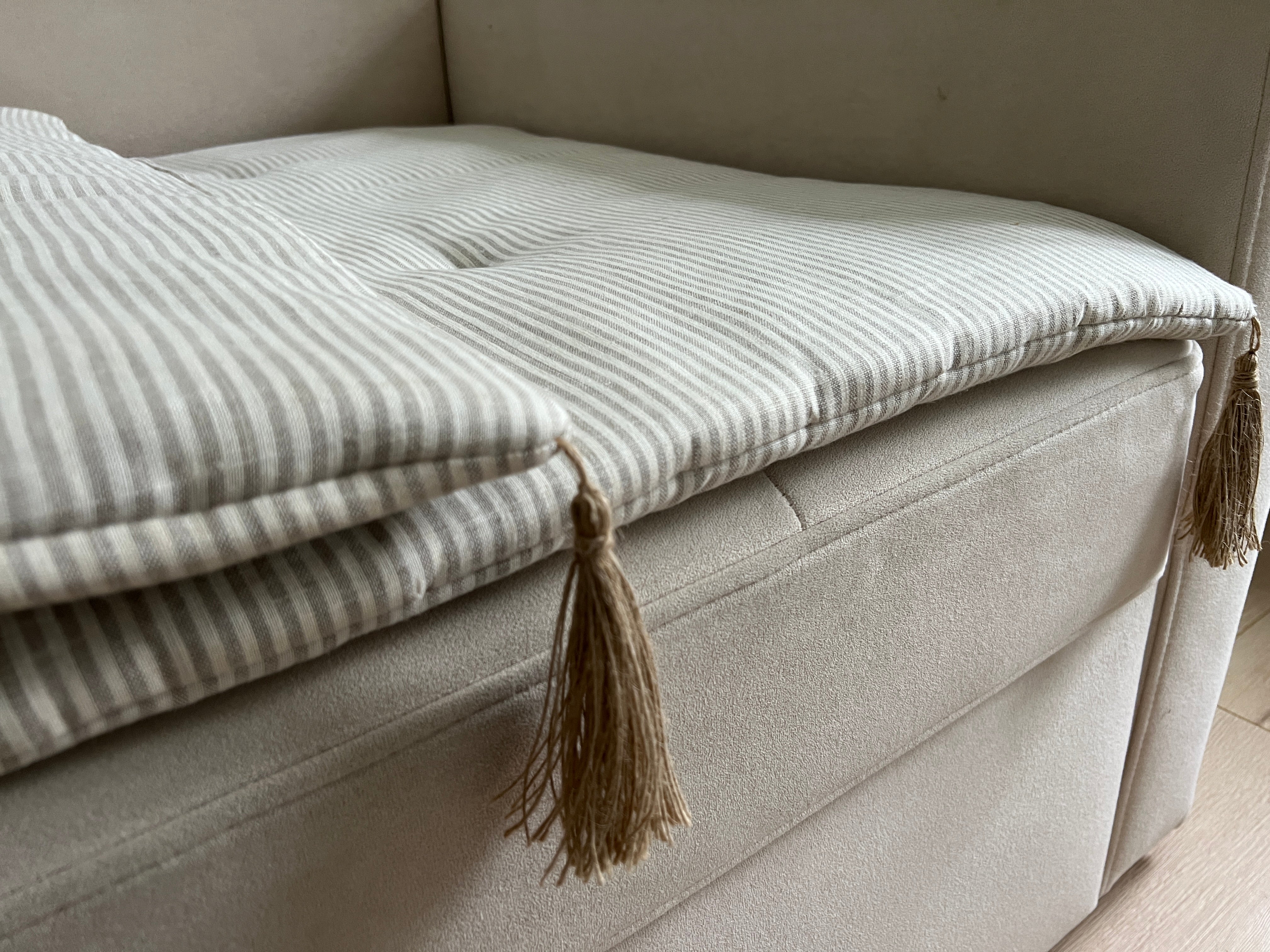 Hemp Linen Sofa Protector Cover Machine Washable Furniture Protectors Sofa & Couch Slipcovers Custom made sizes Sofa Topper for Dogs Cats