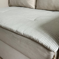 Hemp Linen Sofa Protector Cover Machine Washable Furniture Protectors Sofa & Couch Slipcovers Custom made sizes Sofa Topper for Dogs Cats