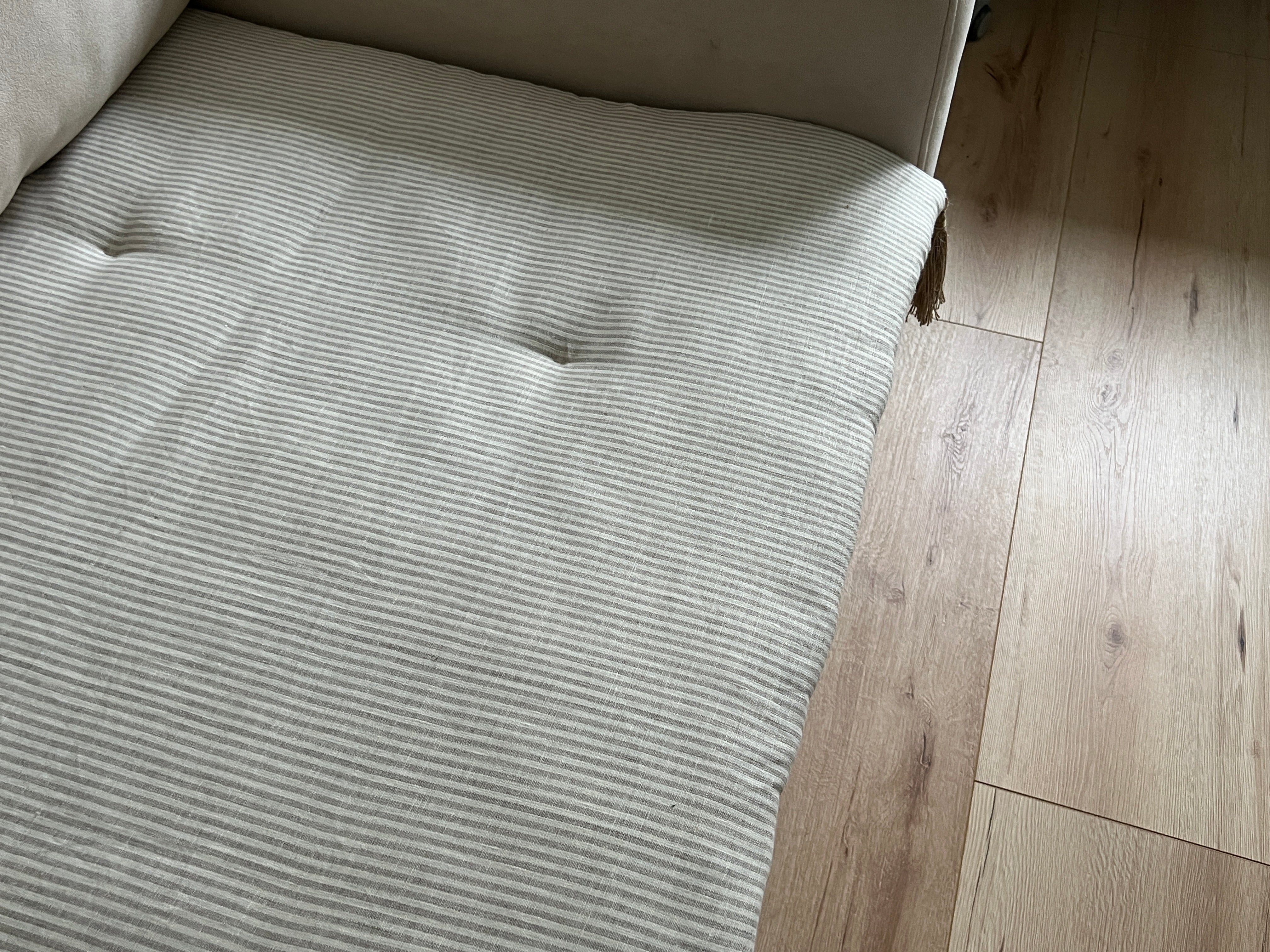 Hemp Linen Sofa Protector Cover Machine Washable Furniture Protectors Sofa & Couch Slipcovers Custom made sizes Sofa Topper for Dogs Cats