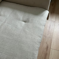 Hemp Linen Sofa Protector Cover Machine Washable Furniture Protectors Sofa & Couch Slipcovers Custom made sizes Sofa Topper for Dogs Cats