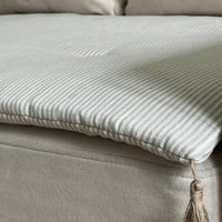 Hemp Linen Sofa Protector Cover Machine Washable Furniture Protectors Sofa & Couch Slipcovers Custom made sizes Sofa Topper for Dogs Cats