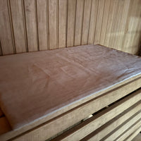 Hemp Natural Sauna Mat Linen Seating pads filled organic Hemp fiber filling in natural non-dyed linen fabric, Eco Friendly Sauna Accessories
