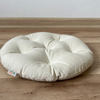 Cotton floor cushion filled organic Buckwheat hulls /Organic Meditation cushion/buckwheat shells pillow seat