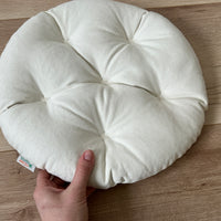 Cotton floor cushion filled organic Buckwheat hulls /Organic Meditation cushion/buckwheat shells pillow seat