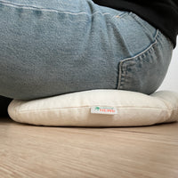 Cotton floor cushion filled organic Buckwheat hulls /Organic Meditation cushion/buckwheat shells pillow seat