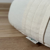 Big Meditation Cresсent cushion pillow filled with buckwheat hulls 20"x7.8"x3.9" (50x20x10cm)