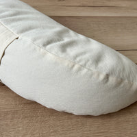 Big Meditation Cresсent cushion pillow filled with buckwheat hulls 20"x7.8"x3.9" (50x20x10cm)