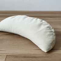 Big Meditation Cresсent cushion pillow filled with buckwheat hulls 20"x7.8"x3.9" (50x20x10cm)