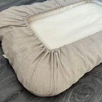 29"x45" (75x115 cm) Hemp Linen Pet Bed Mat Pad Cushion Removable Washable Linen Cover Organic Hemp Fiber Filler Natural Linen Fabric