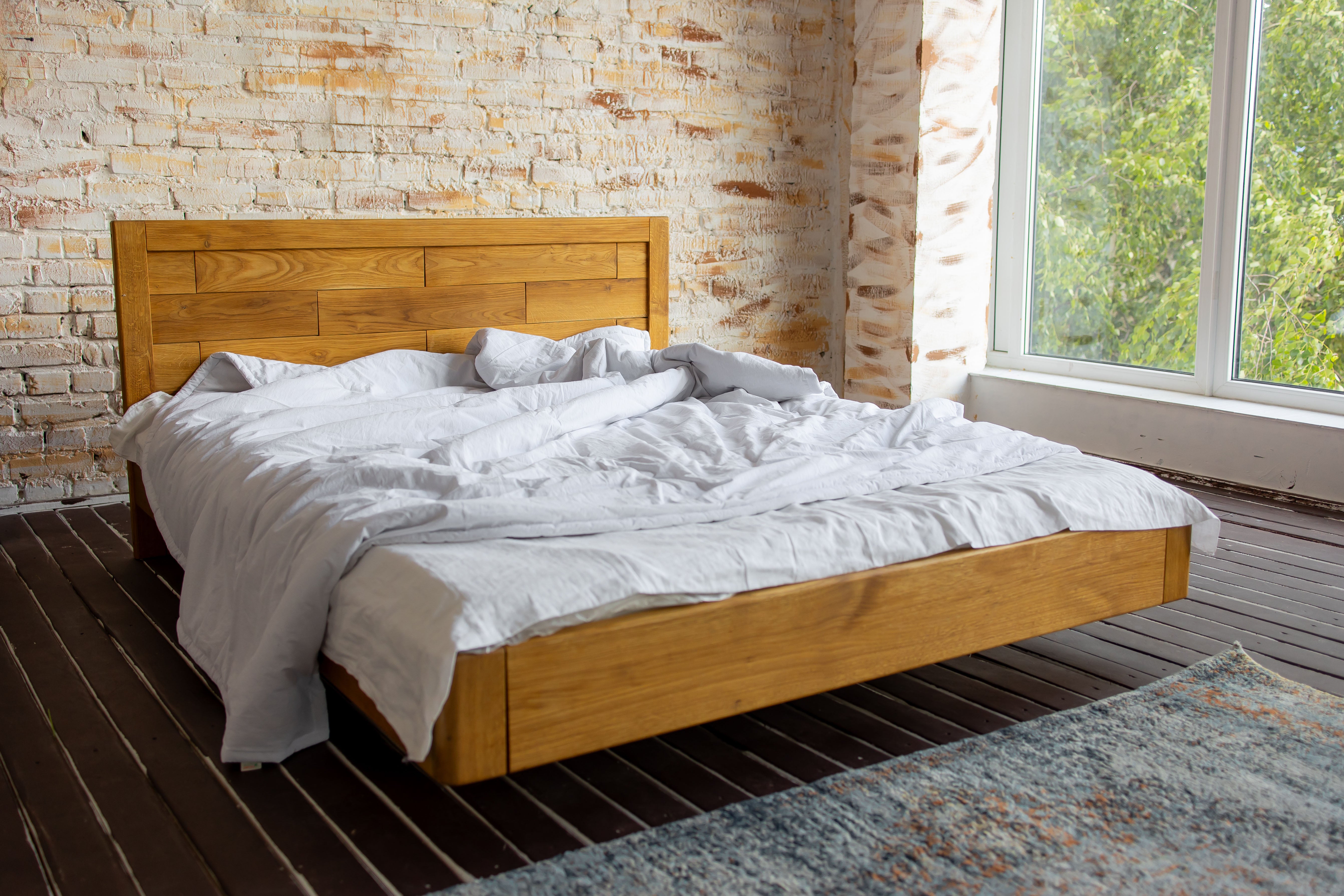 Hemp Blanket with Washed Cotton: Thin, Lightweight Summer Quilt