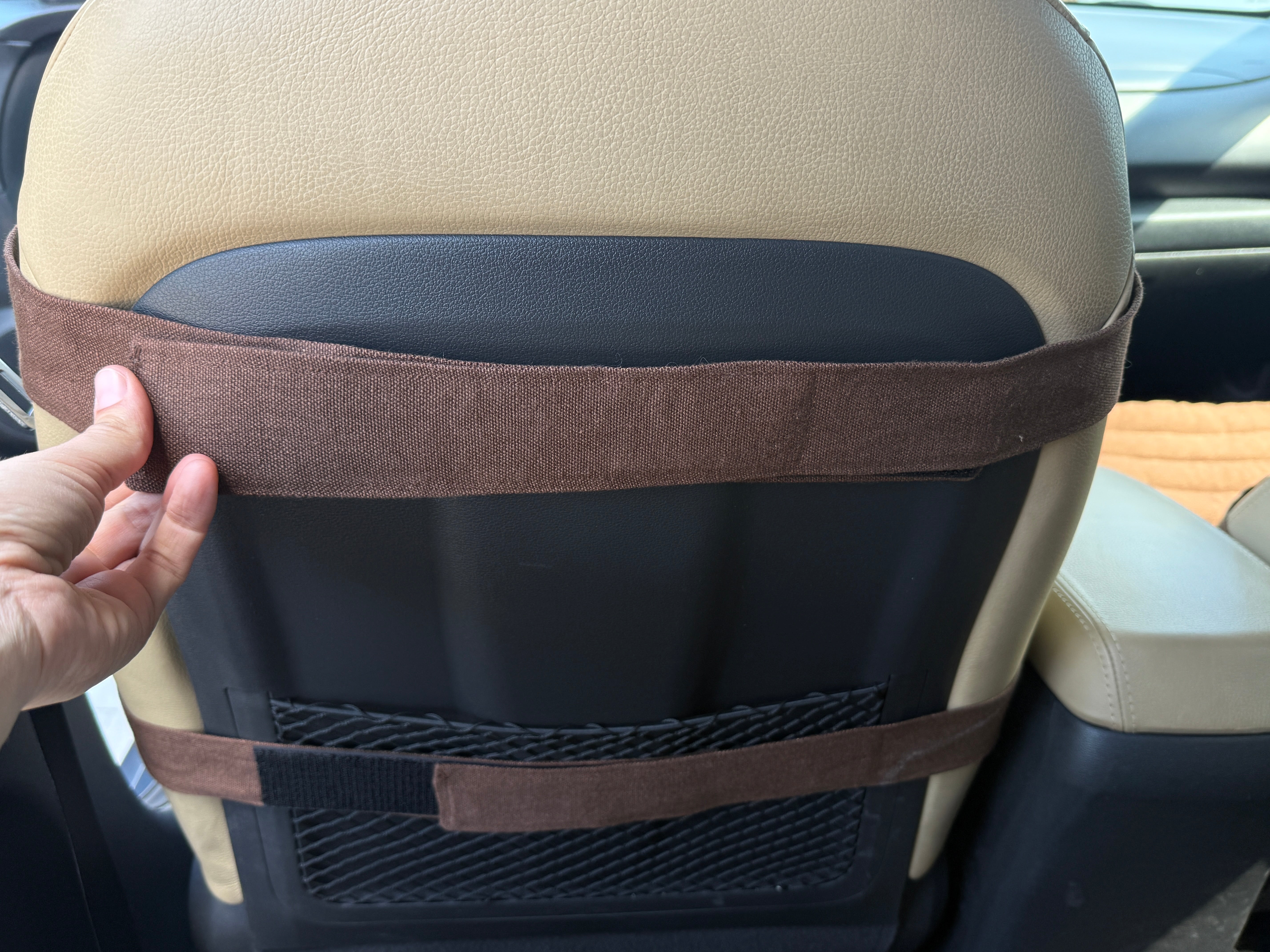 Linen Car Seat Cover, Buckwheat Hull Filling, Orthopedic Massage Mat for car